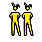 Men With Bunny Ears SVG Icon